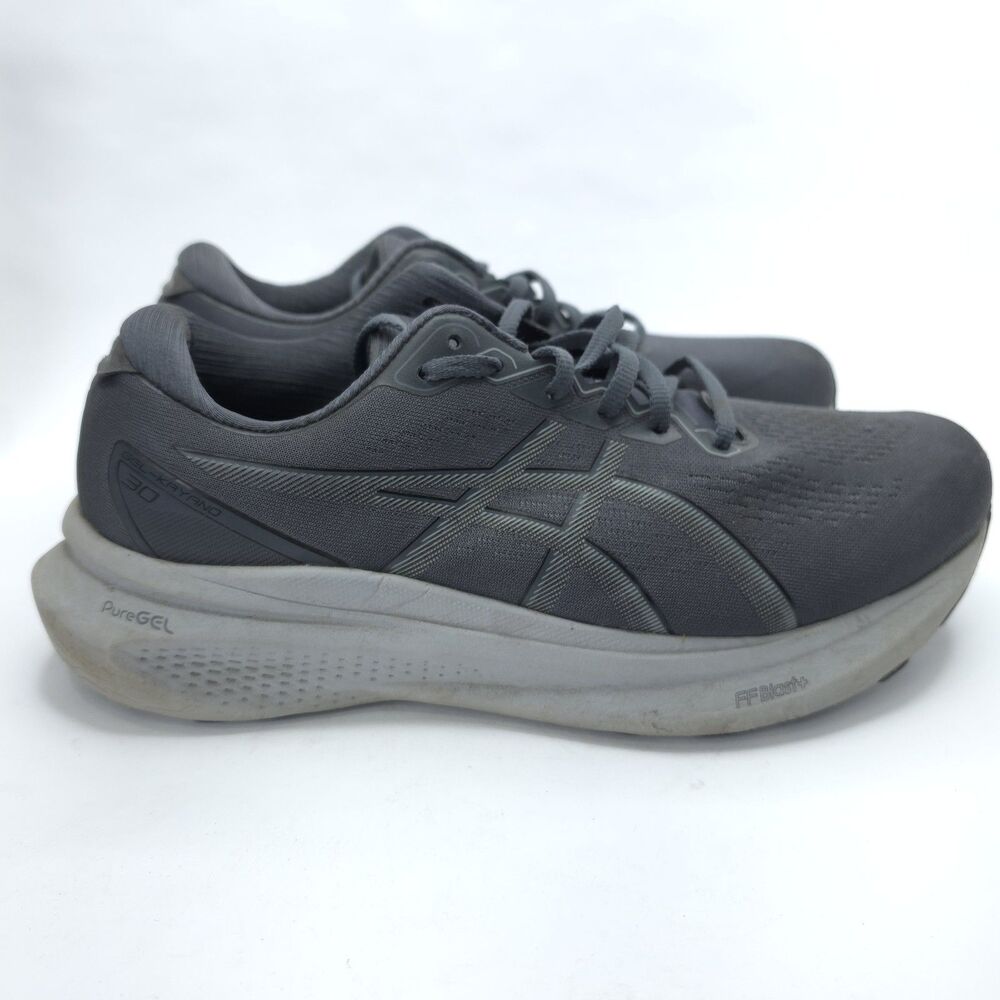 Asics Gel Kayano 30 Gray White Athletic Running Shoes Sneakers Mens Size 10.5 W